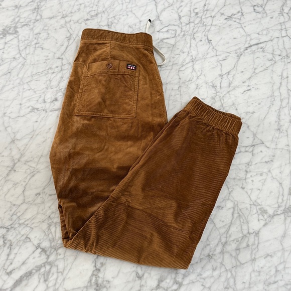 Gant Allister Men’s Corduroy Jogger Pants Brown 32x30 NWOT. Sold out online. - Picture 1 of 9